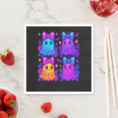 Serviette En Papier Halloween Coquette Iridescente (En situation)