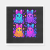 Serviette En Papier Halloween Coquette Iridescente (Devant)