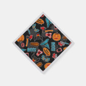 Serviette En Papier Halloween de la bande dessinée rétro (Coin)