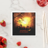 Serviette En Papier Halloween de la fête du cimetière (En situation)