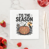 Serviette En Papier Halloween de la saison (En situation)