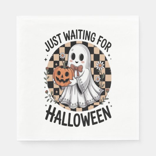 Serviette En Papier Halloween de la vache des Highlands (2) (Devant)