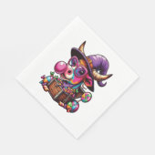 Serviette En Papier Halloween de la vache Rainbow Highland (Coin)