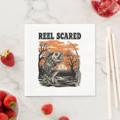 Serviette En Papier Halloween de pêche aux jeunes (En situation)