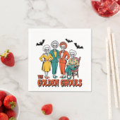 Serviette En Papier Halloween des filles des Gouls d'or (En situation)