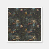 Serviette En Papier Halloween du Carnaval déplaisant (Devant)