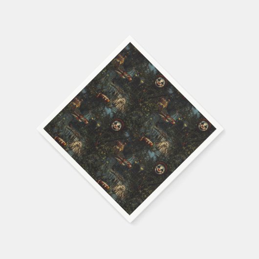 Serviette En Papier Halloween du Carnaval déplaisant (Coin)