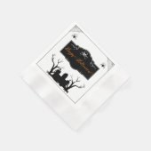 Serviette En Papier Halloween du cimetière éffrayant (Coin)