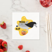 Serviette En Papier Halloween du requin (En situation)