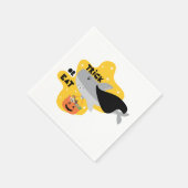 Serviette En Papier Halloween du requin (Coin)