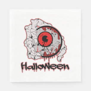Serviette En Papier Halloween - Effrayant