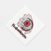 Serviette En Papier Halloween - Effrayant (Coin)