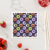 Serviette En Papier Halloween Éffrayant Funky Donut tendance (En situation)