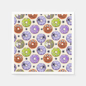 Serviette En Papier Halloween Éffrayant Funky Donut tendance (Devant)