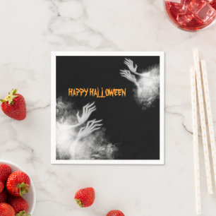 Serviette En Papier Halloween éffrayant Ghoarly Halloween