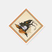 Serviette En Papier Halloween éffrayant Haunted House (Coin)
