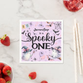 Serviette En Papier Halloween Éffrayant One mignonne Ghost 1er fête d' (En situation)
