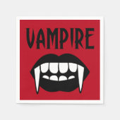 Serviette En Papier Halloween éffrayant Red Vampire (Devant)