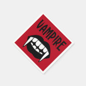 Serviette En Papier Halloween éffrayant Red Vampire (Coin)