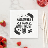 Serviette En Papier Halloween est en train d'appeler (En situation)