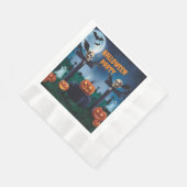 Serviette En Papier Halloween et un cimetière Déplaisant (Coin)
