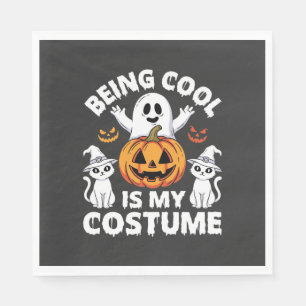 Serviette En Papier Halloween être cool est mon design de costume de f