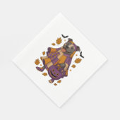 Serviette En Papier Halloween fantôme de chien Pitpull (Coin)