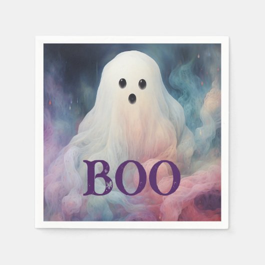 Serviette En Papier Halloween fantôme éffrayant (Devant)