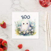 Serviette En Papier Halloween fantôme mignon (En situation)