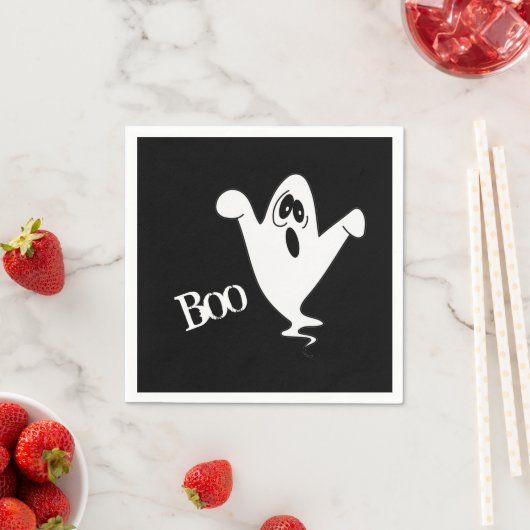 Serviette En Papier Halloween Fantôme mou Howt (En situation)
