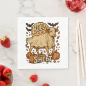 Serviette En Papier Halloween feuille de taureau de vache (En situation)