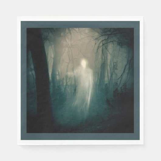 Serviette En Papier Halloween - Forêt hantée 3 (Devant)