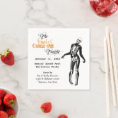 Serviette En Papier Halloween Freak Zombie Skeleton personnalisé (En situation)