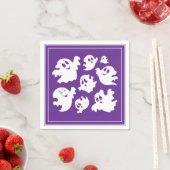 Serviette En Papier Halloween Ghost (En situation)