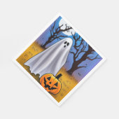 Serviette En Papier Halloween Ghost (Coin)