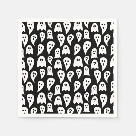 Serviette En Papier Halloween Ghost (Devant)