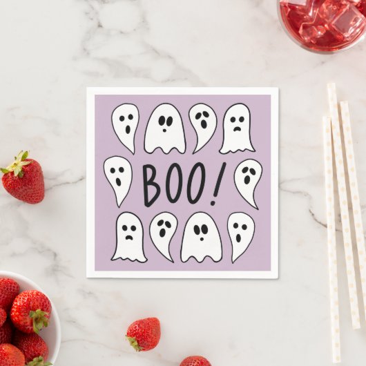 Serviette En Papier Halloween Ghosts Boo (En situation)