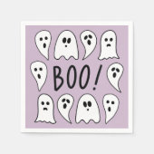 Serviette En Papier Halloween Ghosts Boo (Devant)