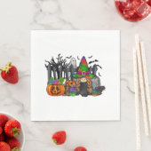 Serviette En Papier Halloween Gnome (En situation)