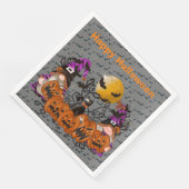 Serviette En Papier Halloween Grey Gray Gnome (Coin)