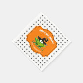 Serviette En Papier Halloween Hoppy Frog ID221 (Coin)