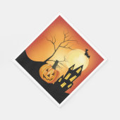 Serviette En Papier Halloween Jack O' Lantern (Coin)