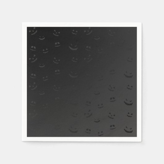 Serviette En Papier Halloween Jack-o-Lantern - Papier Napkin (Devant)