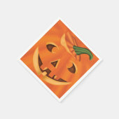 Serviette En Papier Halloween Jack-O-Lanterne Citrouille visage sculpt (Coin)
