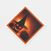 Serviette En Papier Halloween - Jack-O-Lanterns 5 (Coin)