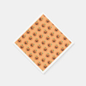 Serviette En Papier Halloween Kawaii Pumpkins Pattern (Coin)