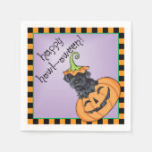 Serviette En Papier Halloween Kerry Blue Terrier (Devant)
