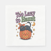 Serviette En Papier Halloween Lazy Ghost (Devant)