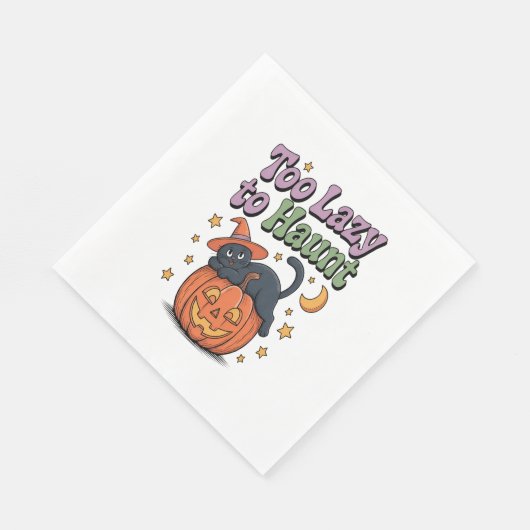 Serviette En Papier Halloween Lazy Ghost (Coin)