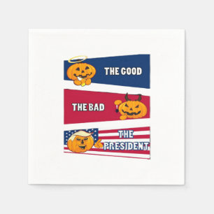 Serviette En Papier Halloween le président Trumpkin